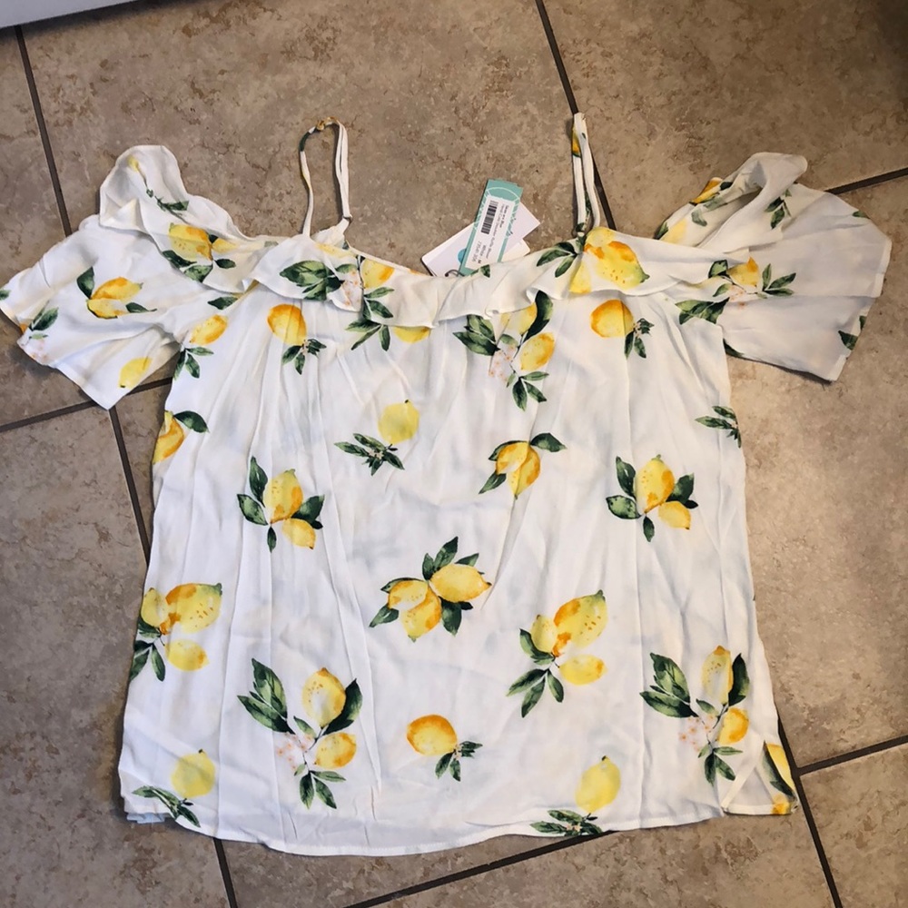 Stitch Fix Skies Are Blue Heidi Ruffle Top M